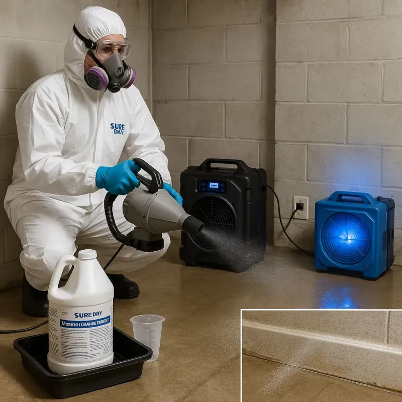 Sanitization and Odor Removal process in Barrackville, WV