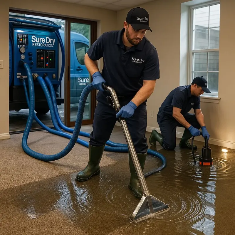 Water Extraction and Removal process in Barrackville, WV